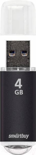 Изображение товара USB flash накопитель SmartBuy V-Cut Black 4GB (SB4GBVC-K)