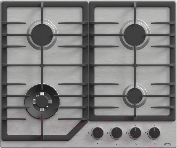 Изображение товара Газовая варочная панель ZORG BLC FDW IX