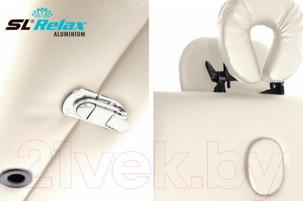 Изображение товара Массажный стол SL Relax Aluminium BM2723-2 (бежевый)