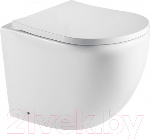 Изображение товара Унитаз приставной WeltWasser Merzbach 002 GL-WT (белый глянец)