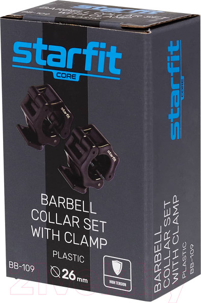 Изображение товара Набор замков для штанги Starfit BB-109 (2шт)