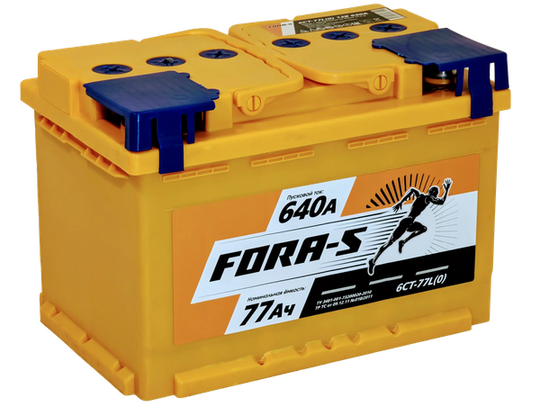Изображение товара Автомобильный аккумулятор Fora-S R+ (77 А/ч)
