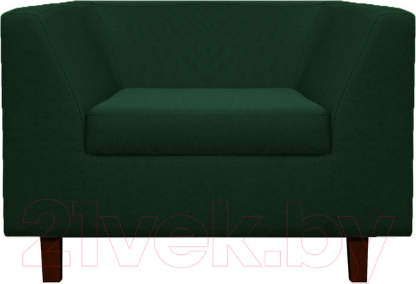 Изображение товара Кресло мягкое Brioli Дедрик Д (J8/темно-зеленый)