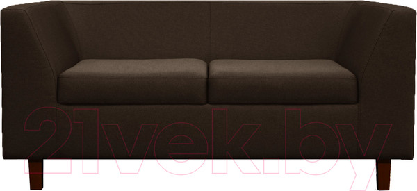 Изображение товара Диван Brioli Дедрик Д двухместный (J5/коричневый)
