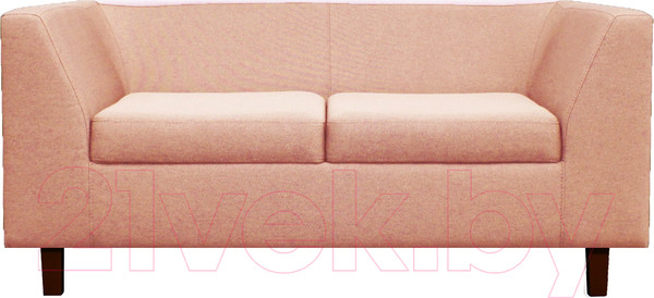 Изображение товара Диван Brioli Дедрик Д двухместный (J11/розовый)