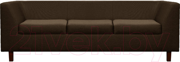 Изображение товара Диван Brioli Дедрик Д трехместный (J5/коричневый)