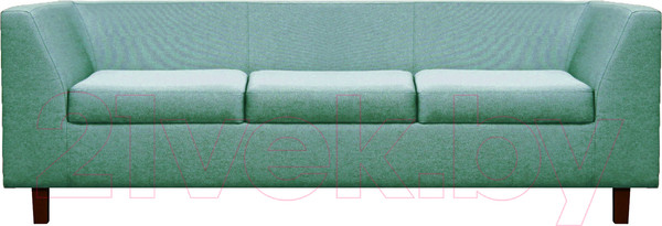 Изображение товара Диван Brioli Дедрик Д трехместный (J14/голубой)