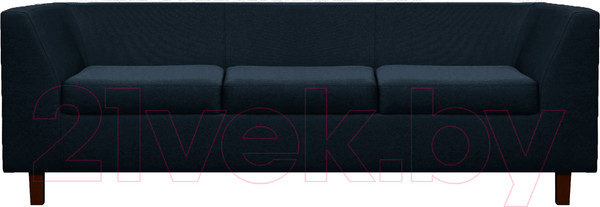 Изображение товара Диван Brioli Дедрик Д трехместный (J17/темно-синий)