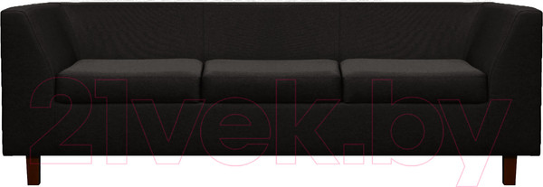 Изображение товара Диван Brioli Дедрик Д трехместный (J22/графит)