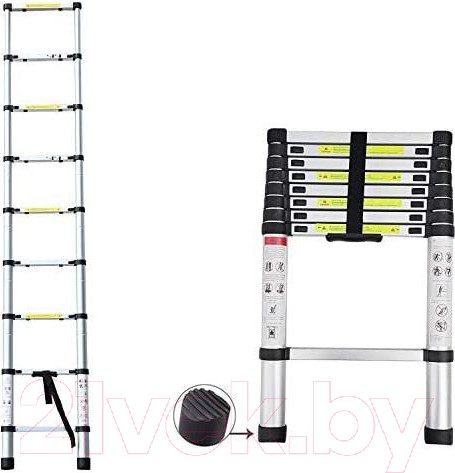 Изображение товара Телескопическая лестница Алюмет TLS 2.6