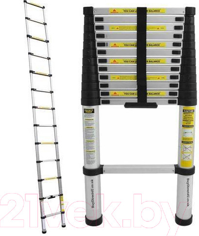 Изображение товара Телескопическая лестница Алюмет TLS 4.1