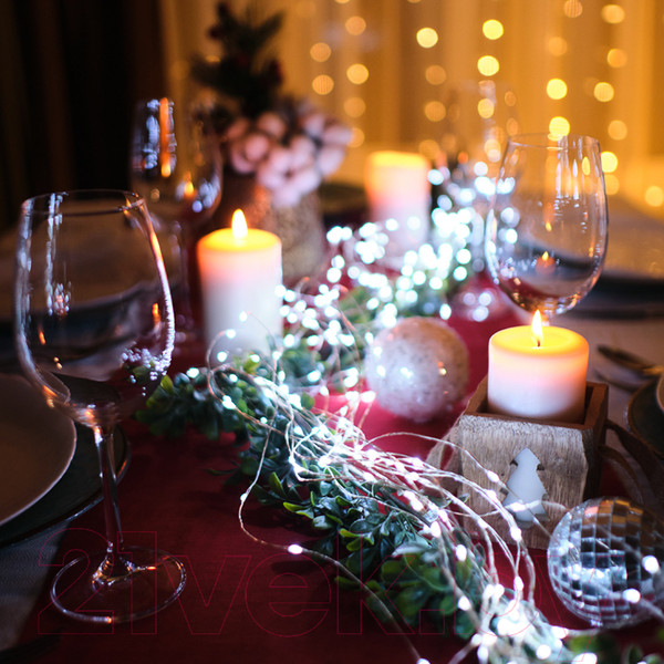 Изображение товара Светодиодная гирлянда Neon-Night Роса 315-965 LED (5м, белый)