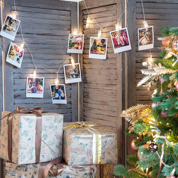 Изображение товара Светодиодная гирлянда Neon-Night Прищепки 304-005 LED (1.5м, теплый белый)