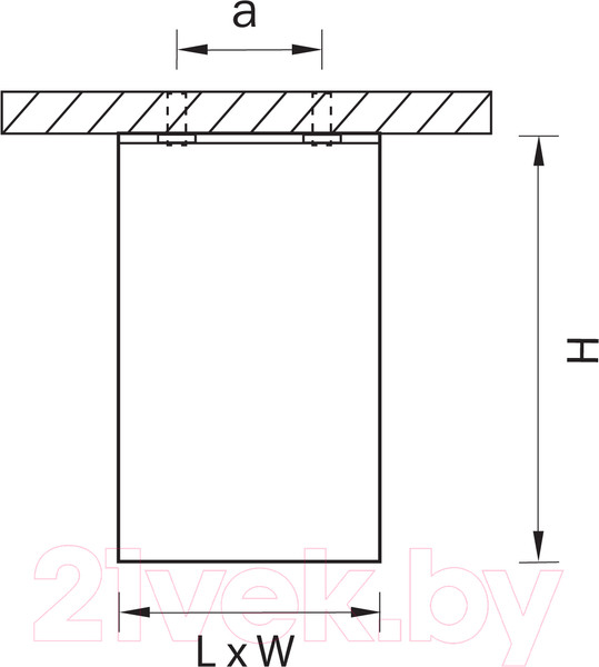 Изображение товара Точечный светильник Lightstar Rullo 216586