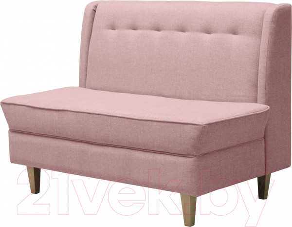 Изображение товара Диван Brioli Диди двухместный (J11/розовый)