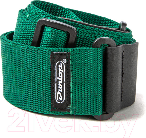 Изображение товара Ремень для гитары Dunlop Manufacturing D07-01RG Poly Strap Green