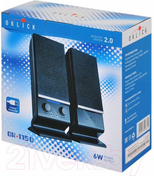 Изображение товара Мультимедиа акустика Оклик OK-116