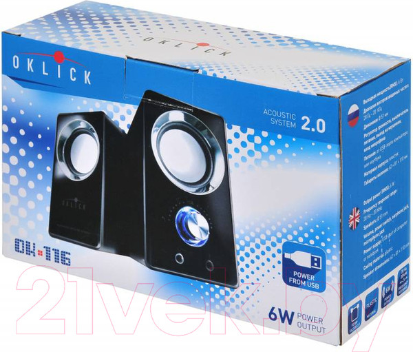 Изображение товара Мультимедиа акустика Оклик OK-116