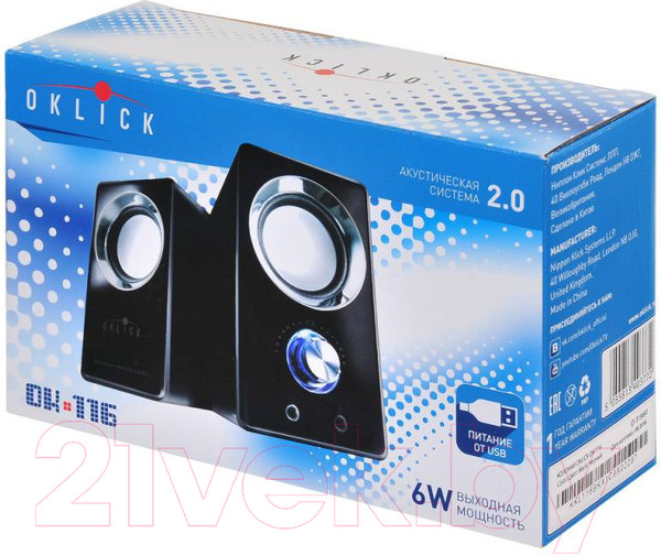 Изображение товара Мультимедиа акустика Оклик OK-116
