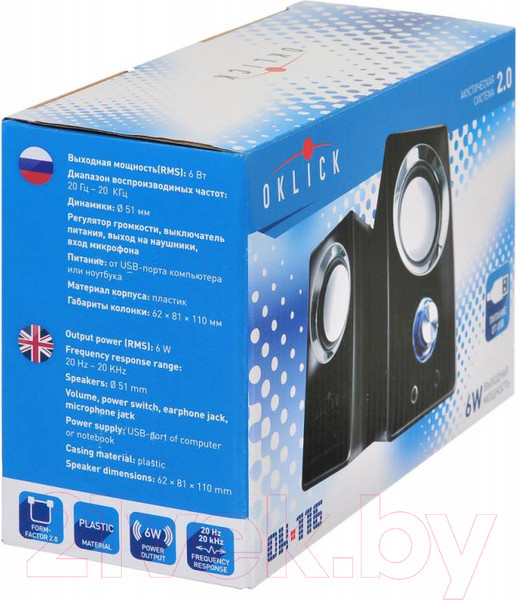 Изображение товара Мультимедиа акустика Оклик OK-116