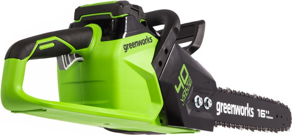 Изображение товара Пила цепная аккумуляторная Greenworks GD40CS18 бесщеточная 40V 40см / 2005807 (без АКБ и ЗУ)