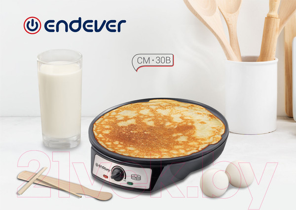 Изображение товара Блинница Endever Skyline CM-30B (черный)