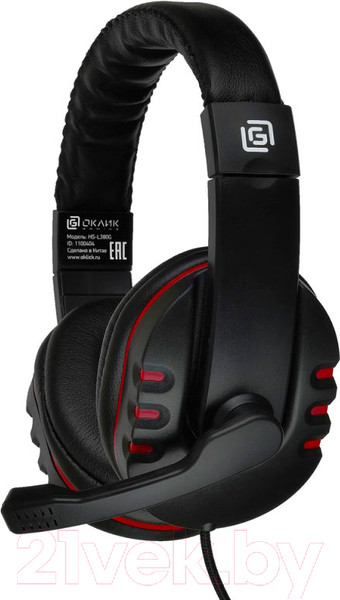 Изображение товара Наушники-гарнитура Оклик HS-L380G Abbadon