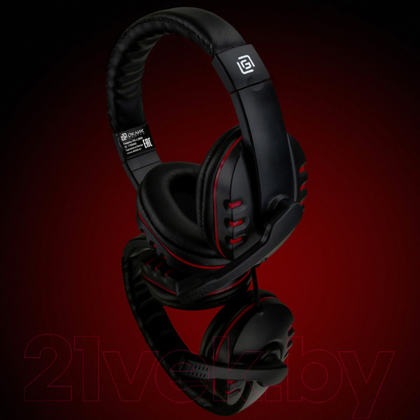 Изображение товара Наушники-гарнитура Оклик HS-L380G Abbadon