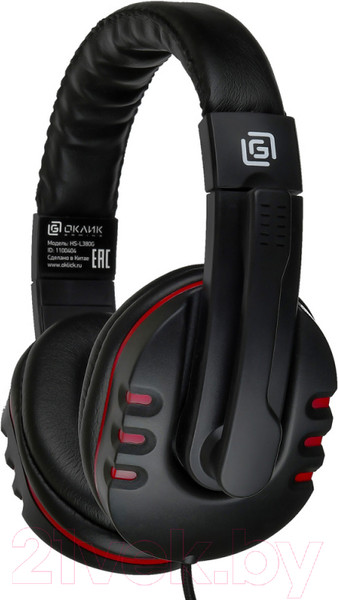 Изображение товара Наушники-гарнитура Оклик HS-L380G Abbadon
