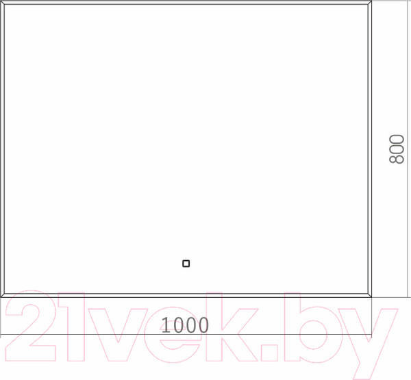 Изображение товара Зеркало Silver Mirrors Алмина 100x80 / ФР-00002158
