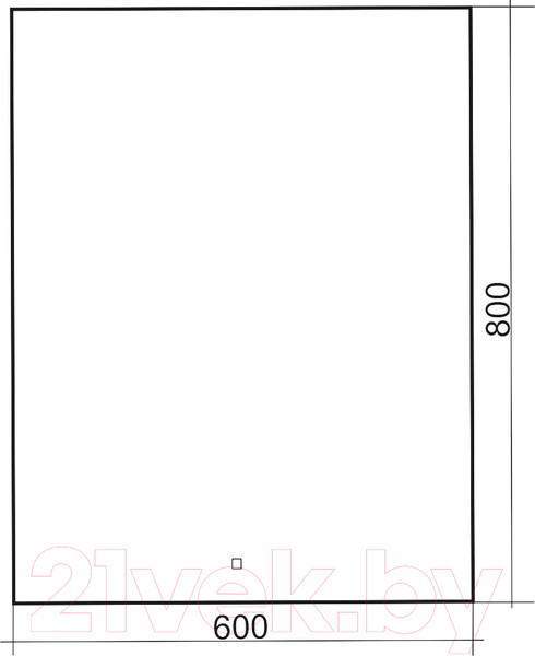 Изображение товара Зеркало Silver Mirrors Алмина 60x80 / ФР-1541