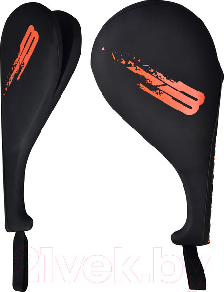 Изображение товара Боксерская лапа BoyBo Ракетка двойная Fire (оранжевый)