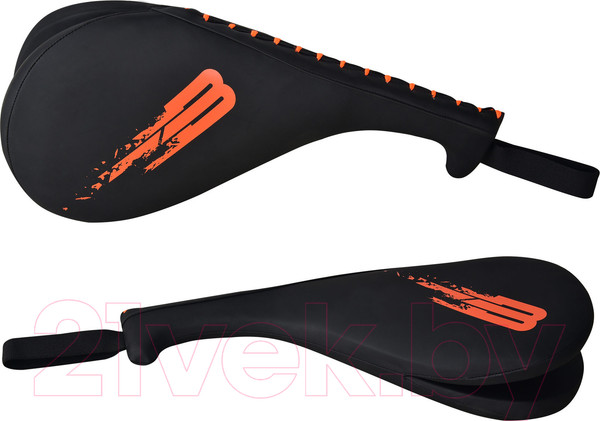 Изображение товара Боксерская лапа BoyBo Ракетка двойная Fire (оранжевый)