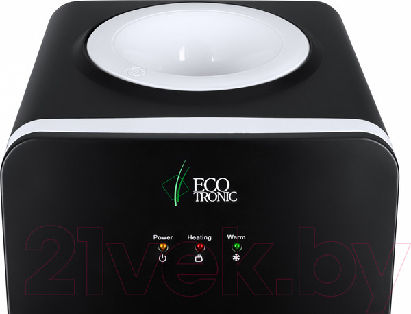 Изображение товара Кулер Ecotronic J1-LCN XS (шкафчик 7л, черный/белый)