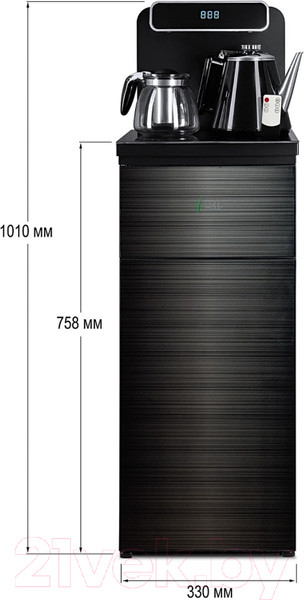 Изображение товара Кулер Ecotronic TB10-LNR (с чайным столиком, черный)