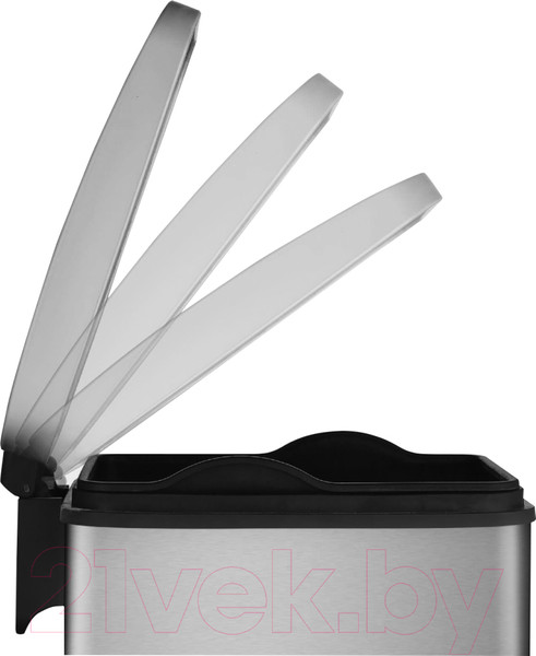 Изображение товара Мусорное ведро WeltWasser Tober BL 8L (черный матовый)