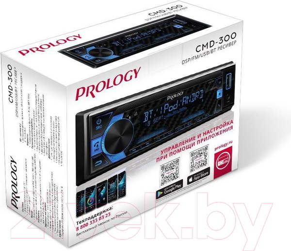 Изображение товара Бездисковая автомагнитола Prology CMD-300