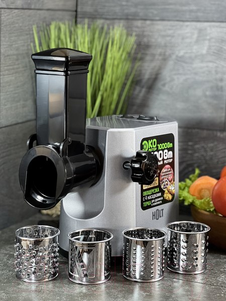 Изображение товара Мясорубка электрическая Holt HT-MG-007 (серебристый)