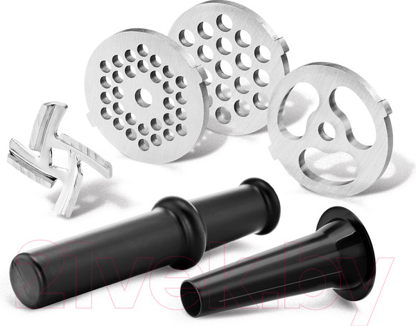 Изображение товара Мясорубка электрическая Holt HT-MG-008 (серебристый)