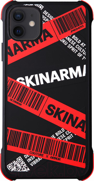 Изображение товара Чехол-накладка Skinarma Kakudo для iPhone 12/12 Pro (красный)