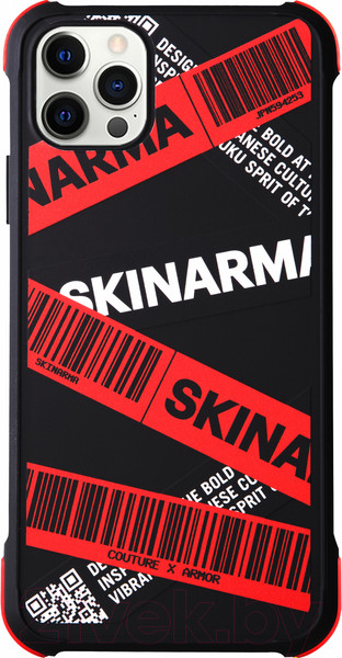 Изображение товара Чехол-накладка Skinarma Kakudo для iPhone 12/12 Pro (красный)