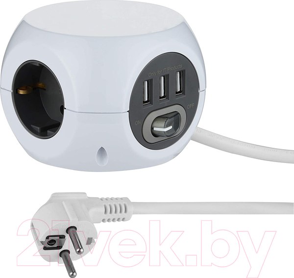 Изображение товара Удлинитель Electraline 62078 (1.5м)