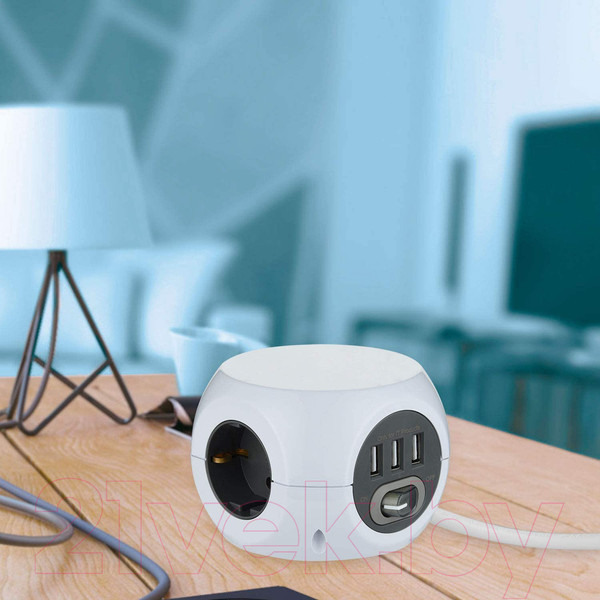 Изображение товара Удлинитель Electraline 62078 (1.5м)