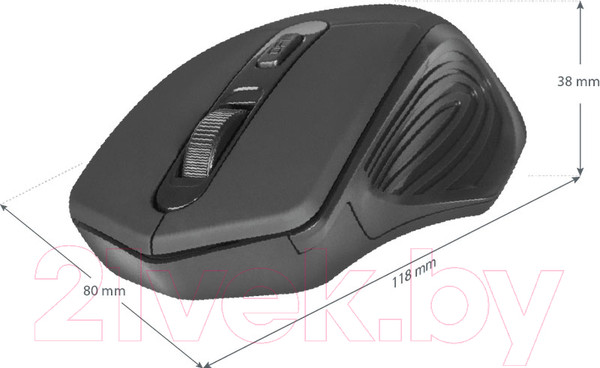 Изображение товара Мышь Defender Datum MB-345 / 52345 (черный)