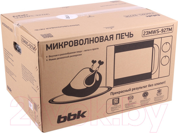 Изображение товара Микроволновая печь BBK 23MWS-927M/W