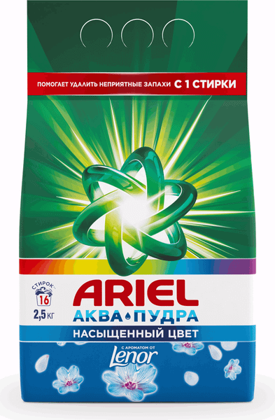 Изображение товара Стиральный порошок Ariel Touch Of Lenor Fresh (Автомат, 2.5кг)