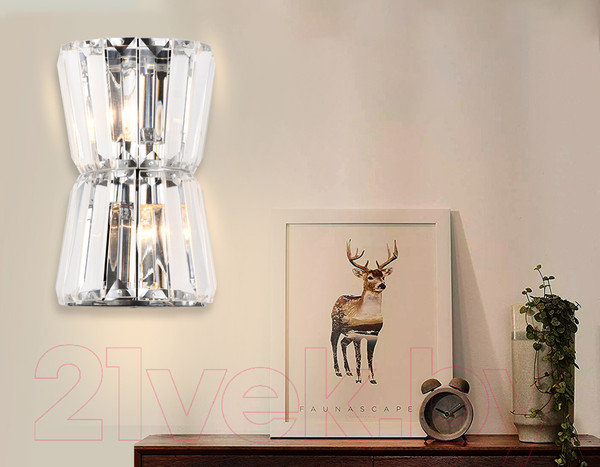 Изображение товара Бра Ambrella TR5217/2 СН/CL (хром/прозрачный)