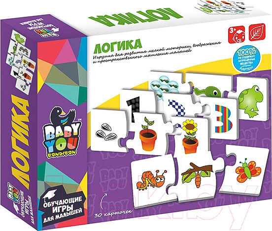Изображение товара Развивающая игра Bondibon Пазл. Логика / ВВ3931