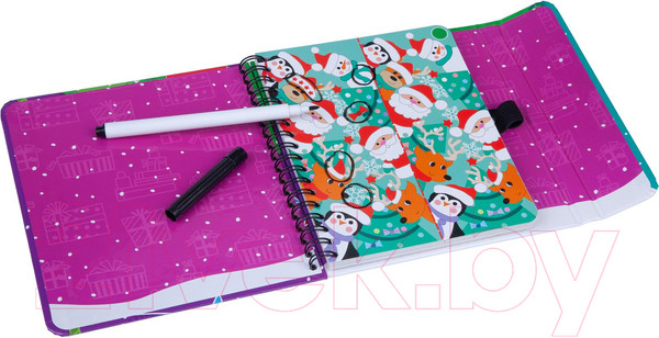 Изображение товара Развивающие карточки Bondibon Новогодняя серия. Найди 5 отличий / ВВ4528