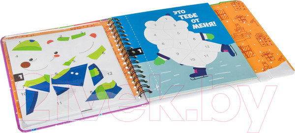 Изображение товара Развивающая книга Bondibon Открытки-аппликации / ВВ4648